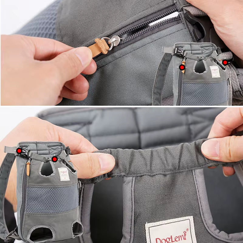 Pet Backpack Carrier for Cat Dogs Front Travel Dog Bag Carrying for Animals Small Medium Dogs Bulldog Puppy Mochila Para Perro