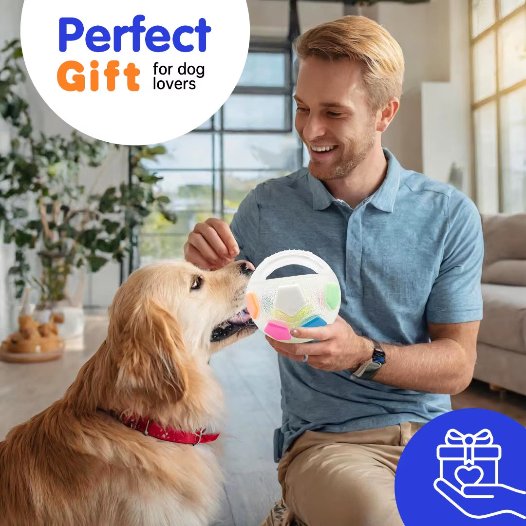 New Football Tennis Ball Shaped Pet Dog Toys, Durable Teething Relief to Accompany Outdoor Training Squeak Toys
