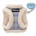Cute Pet Cat Harness Vest Soft Padded Chihuahua Puppy Cat Harness Collar Adjustable Walking Leash for Small Medium Dogs Cats