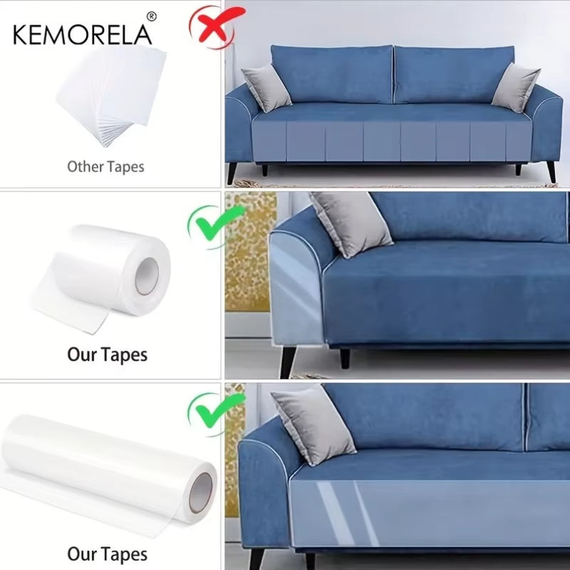 1 Roll Cat Scratch Protector, Self-Adhesive Scratch Protector Transparent Scratch Film Tape Sofa Wall Door Protection