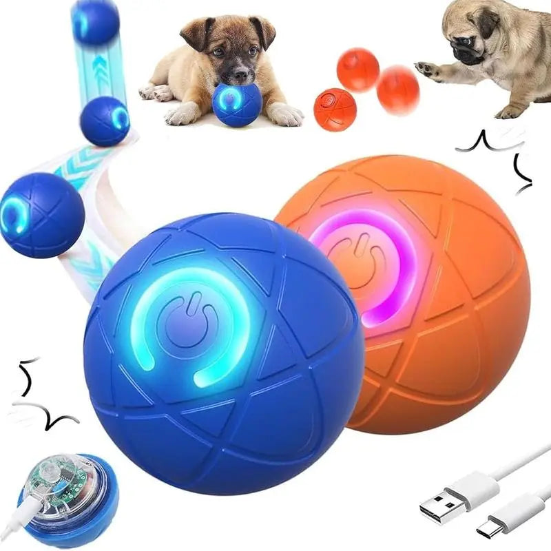 Shaky Ball Toy for Dogs, Vibrating Dog Ball, Automatic Moving Dog Toy Ball, Vibrating Ball for Dogs for Small/Medium/Large Dogs,Usb Rechargeable,For Cats and Dogs(Sizes: 2.05Inch for Small Dogs /2.7Inch for Mediumfor Medium Dogs /3.15Inch for Large Dogs)
