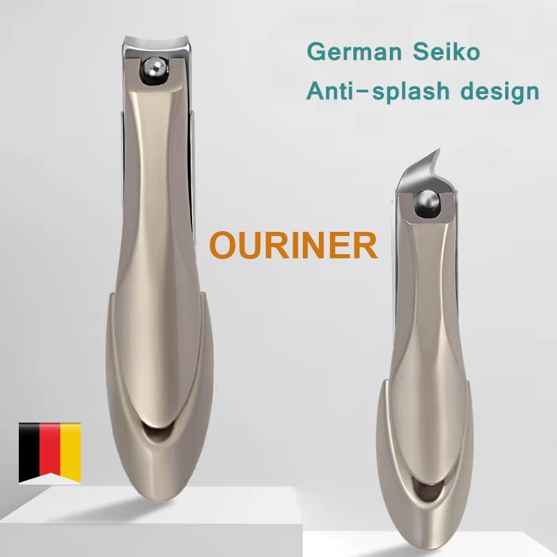 Stainless Steel Nail Clippers Nail Trimmer Pedicure Scissoranti Splash Fingernail Cutter Manicure Tools Bionics Design