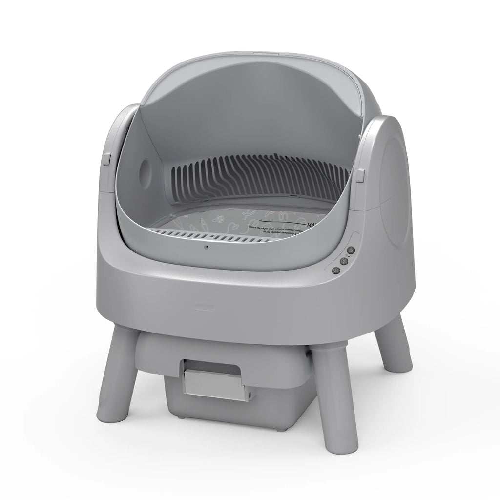 Petpivot Autoscooper 11 Open-Top Self-Cleaning Cat Litter Box，Odor-Free Waste Disposal Includes Trash Bags
