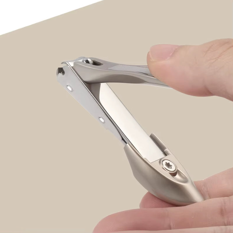 Stainless Steel Nail Clippers Nail Trimmer Pedicure Scissoranti Splash Fingernail Cutter Manicure Tools Bionics Design