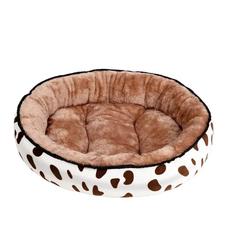 Round Dog Beds Sleeping Mat Soft Warm Kennel Bed Cushion for Small Medium Large Dog House Pad Pet Supplies Cama Para Perro
