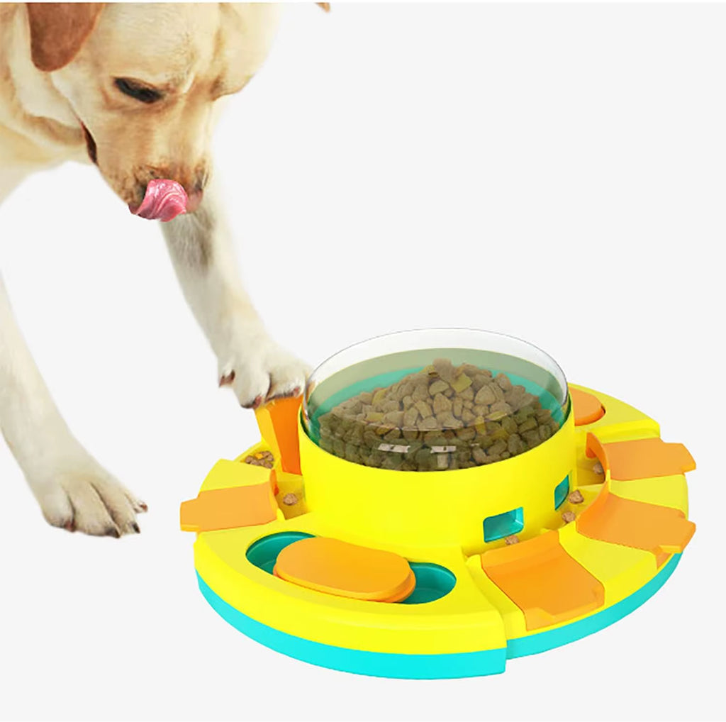 Interactive Dog Toys for Training Slow Eat Puzzle Toy Funny Feeding Dispenser Intelligence Toy Slow Feeder Aid Digestion