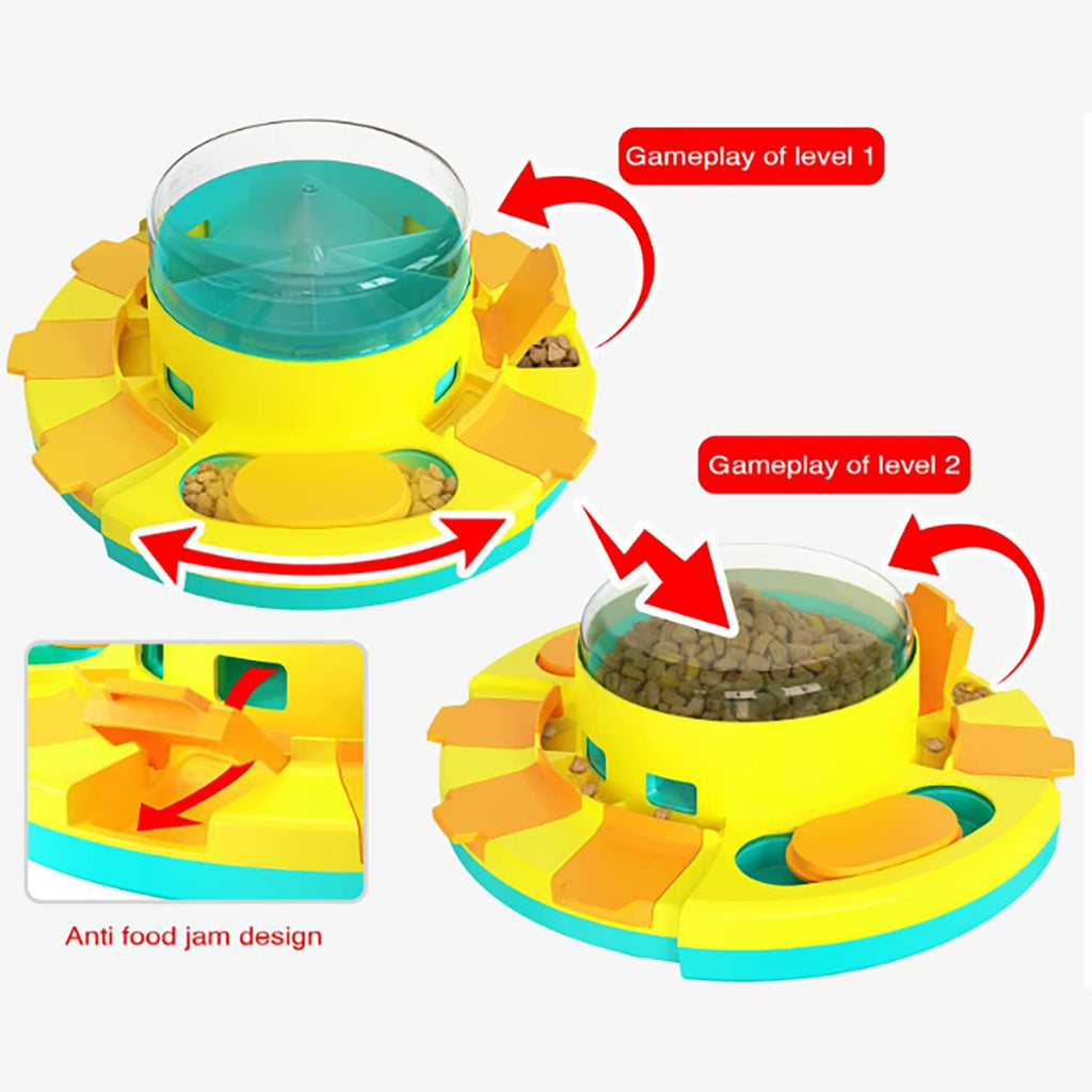 Interactive Dog Toys for Training Slow Eat Puzzle Toy Funny Feeding Dispenser Intelligence Toy Slow Feeder Aid Digestion
