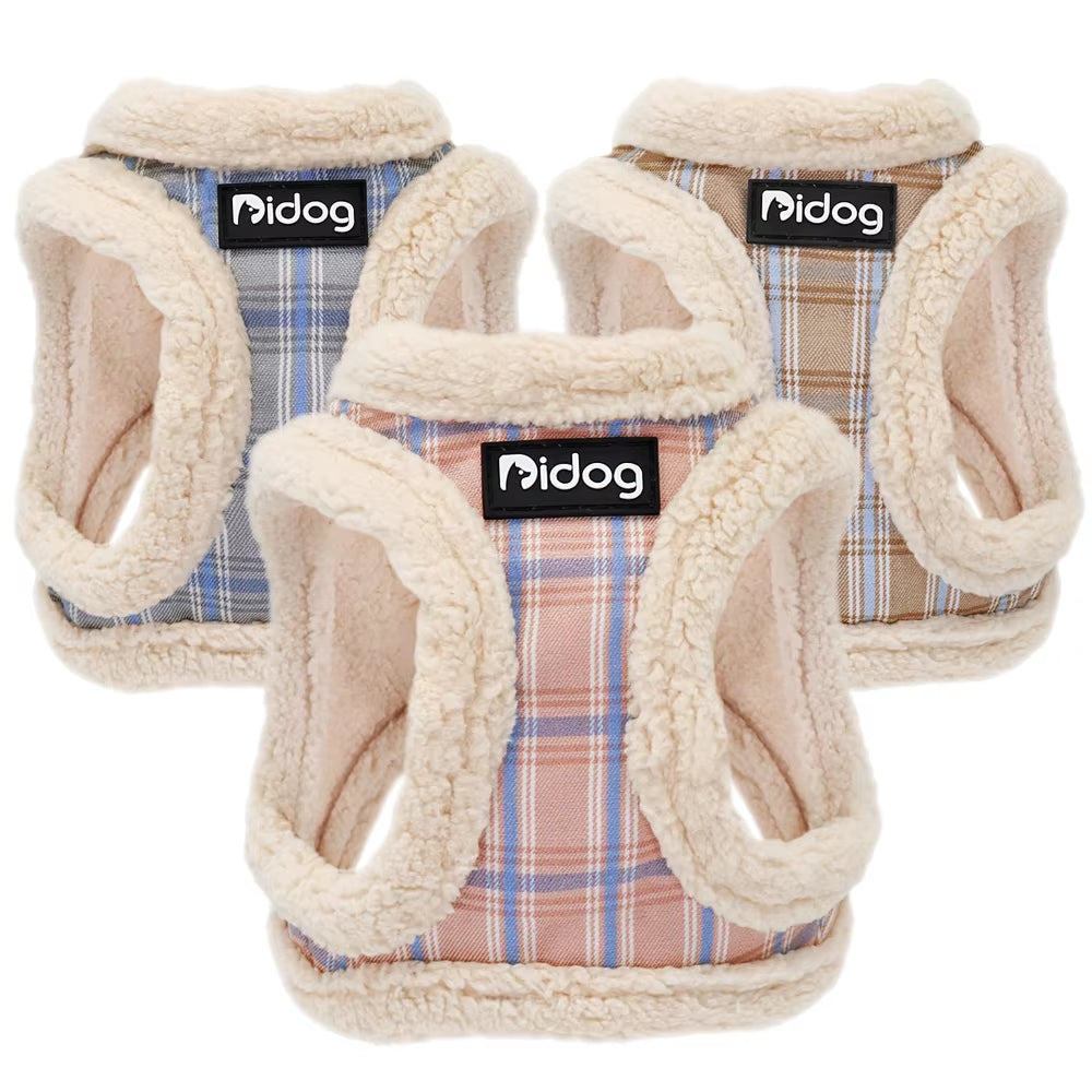 Cute Pet Cat Harness Vest Soft Padded Chihuahua Puppy Cat Harness Collar Adjustable Walking Leash for Small Medium Dogs Cats