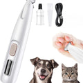 Rechargeable Pet Hair Trimmer Kit, Pet Paw Trimmer, Cordless Quiet Dog Trimmer for Grooming with LED Light, Small Dog Grooming Clippers for Dogs & Cats, Pet Grooming Tool,Waterproof, Low Noise Pet Shaver
