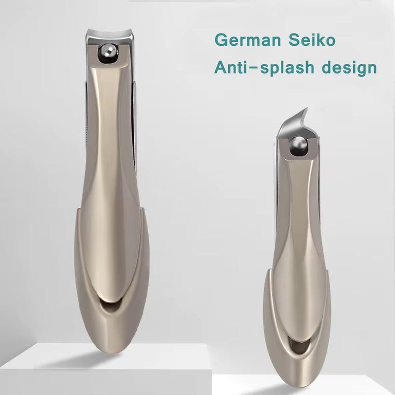 Stainless Steel Nail Clippers Nail Trimmer Pedicure Scissoranti Splash Fingernail Cutter Manicure Tools Bionics Design