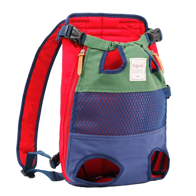 Pet Backpack Carrier for Cat Dogs Front Travel Dog Bag Carrying for Animals Small Medium Dogs Bulldog Puppy Mochila Para Perro